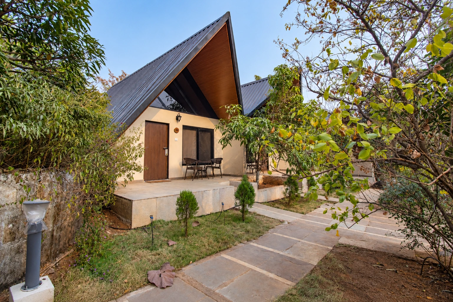 Modern A-Frame Garden Cottage (1)